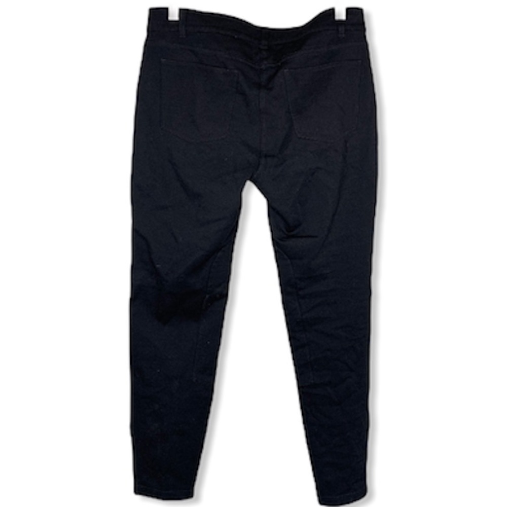 Eileen Fisher Ponte zip black riding pants - Picture 6 of 8